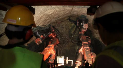 Opening Tunnel Stock Footage 34990272