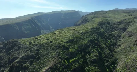 Opening to a Valley Stock Footage 235895613