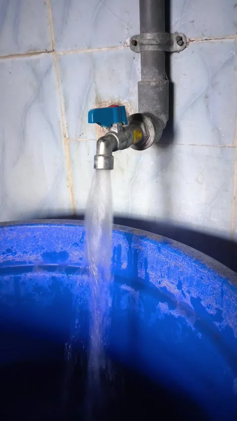 Opening Water Tap Stock Footage 275570642
