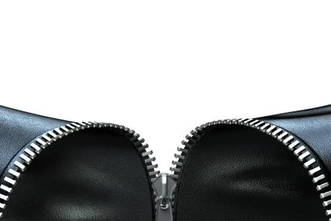 Opening zipper Stock Illustration
