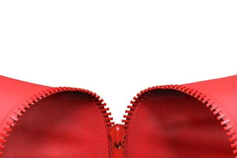 Opening zipper Stock Illustration