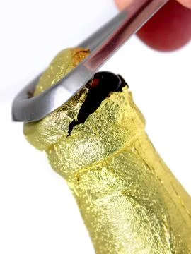 Openng beer Stock Photos