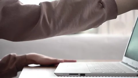 Opens the Notebook. Stock Footage 181970578