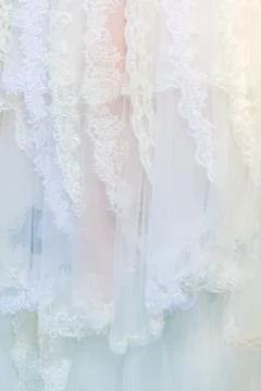 Openwork fabric in a shop Stock Photos