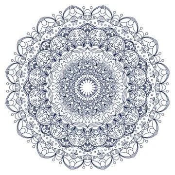 Openwork mandala vector Stock Illustration