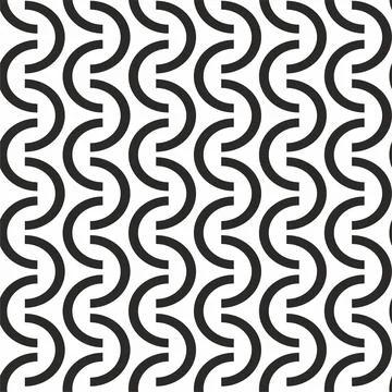 Openwork seamless pattern with curls. Stock Illustration