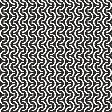 Openwork seamless pattern with curls. Stock Illustration