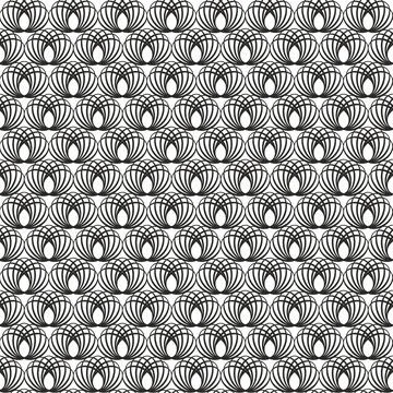 Openwork seamless pattern. Vector illustration. Stock Illustration