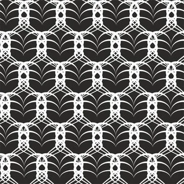 Openwork seamless pattern. Vector illustration. Stock Illustration