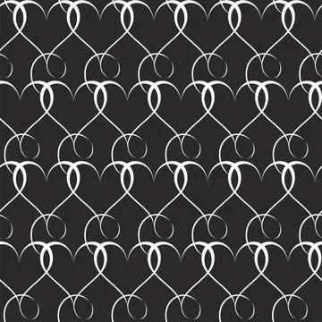 Openwork seamless pattern. Vector illustration. Stock Illustration