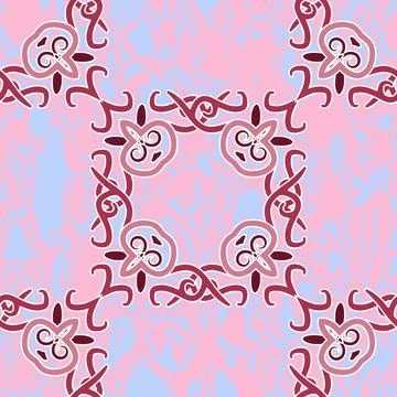 Openwork square Stock Illustration