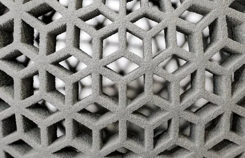 Openwork three-dimensional lattice Stock Photos