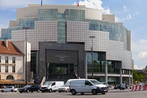 The Opera Bastille in Paris Foto stock