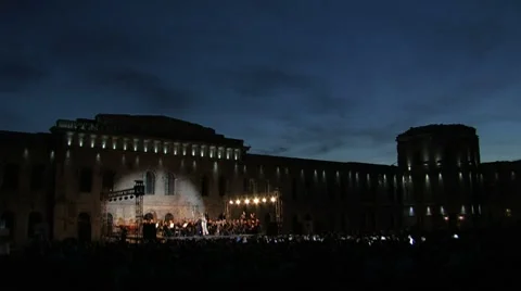 Opera concert Stock Footage 7903387