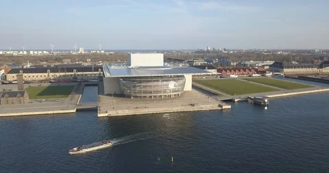 Ópera Copenhagen Stock Footage