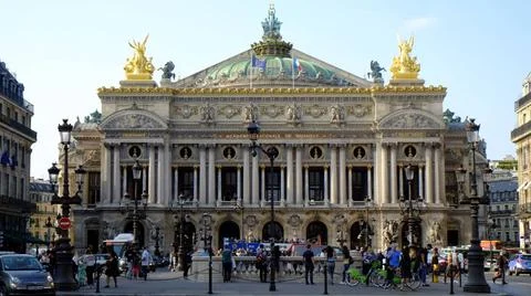 Opéra Garnier, Opéra, Oper Die im Auftrag von Napoleon III gebaute Opéra G Stock-Fotos