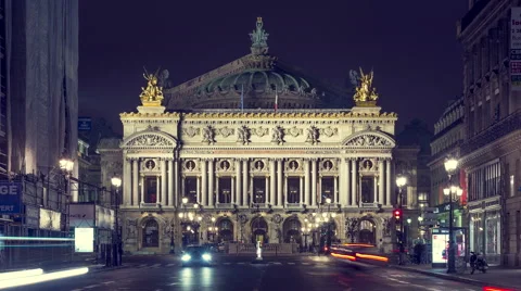 The Opera Garnier in Paris Stock Footage 51776082