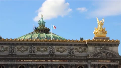 Opera Garnier in Paris Stock Footage 140549984