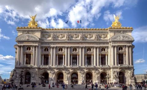 Opera Garnier in Paris Stock Photos