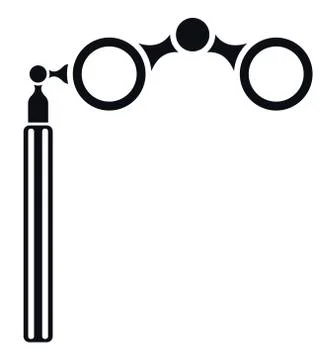 Opera Glasses Icon, Vector Illustration Stock Illustration