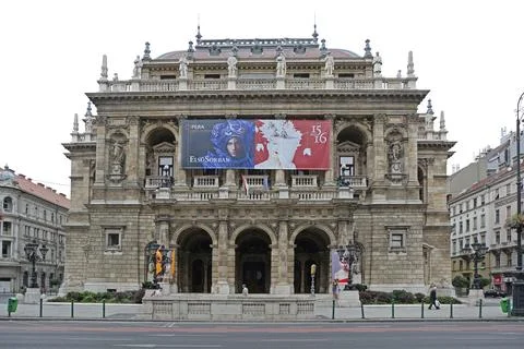 Opera House Budapest Foto stock