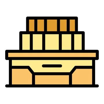 Opera house icon vector flat Stock Illustration