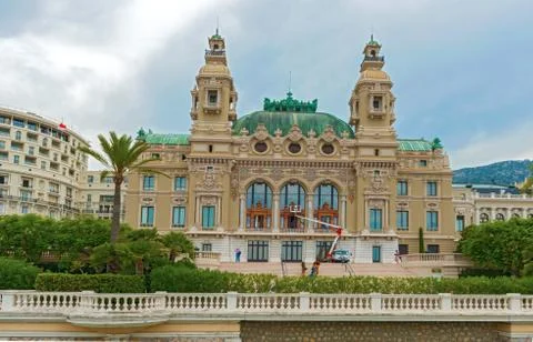 The opera house in monaco Stock Photos
