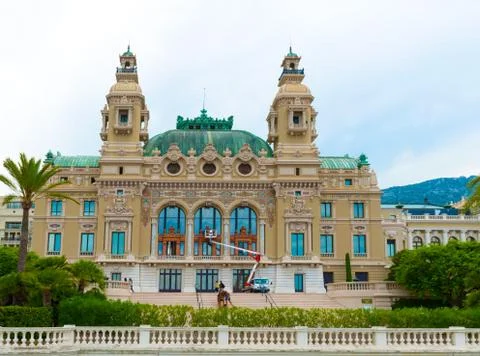 The opera house in monaco Stock-Fotos