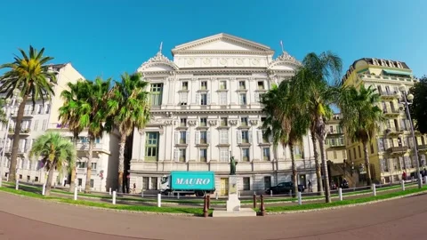 Opera House of Nice Stock Footage 200001359