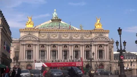 Opera house Paris 動画素材 12587188