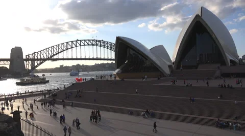 Opera House realtime 4k Stock Footage 52893548