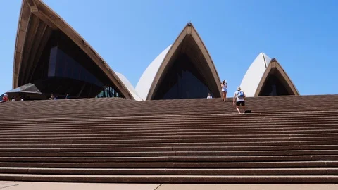 Opera House Stairs Stock Footage 105699732