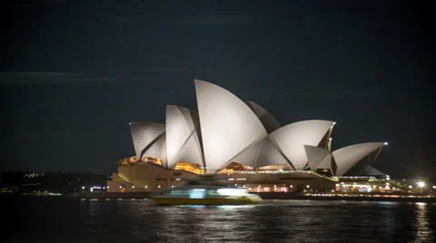 Opera House Timelapse Stock Footage 36198462