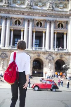 Opera paris. It is located in the Garnier Palace. 스톡 사진