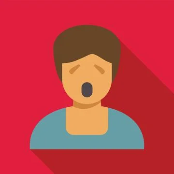 Opera singer performing with open mouth and closed eyes Stock Illustration