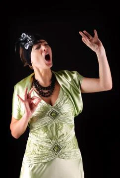 Opera singer Stock Photos