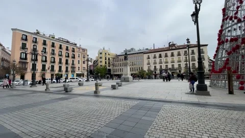 Opera Square, Subway Station Madrid 스톡 동영상 223405982