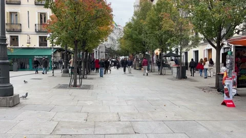 Opera Square, Subway Station Madrid 스톡 동영상 223406014