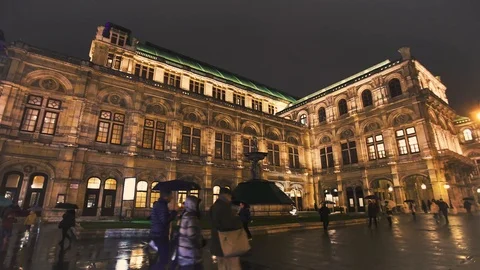 Opera in vienna Stock Footage 120115893