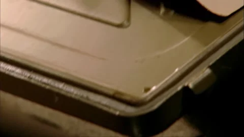 Operate the telegraph to send ciphertext Stock Footage 316814549