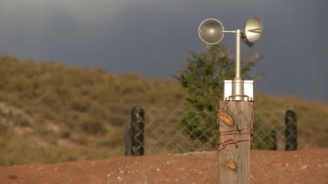 Operating anemometer Video stock 82093801