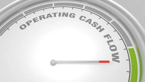 Operating Cash Flow - measure of the amount of cash generated by a company's Stock Illustration