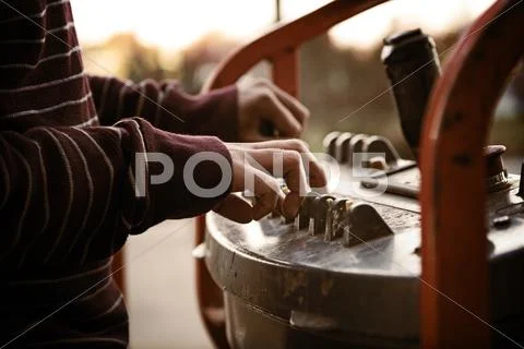 Operating Control Deck Stock Photos