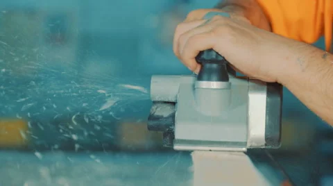 Operating handle wood plane Stock Footage 56318061