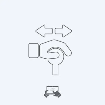 Operating lever icon イラスト素材