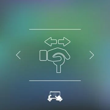 Operating lever icon イラスト素材