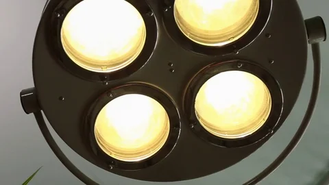 Operating light closeup Stock Footage 70415331
