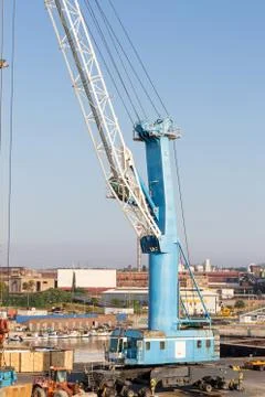 Operating machine at work Foto stock