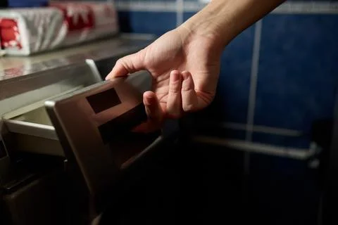 Operating a Modern Washing Machine A Comprehensive Guide to Efficient, User Stock Photos