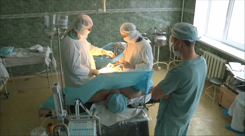 Operating room 4 Stock Footage
